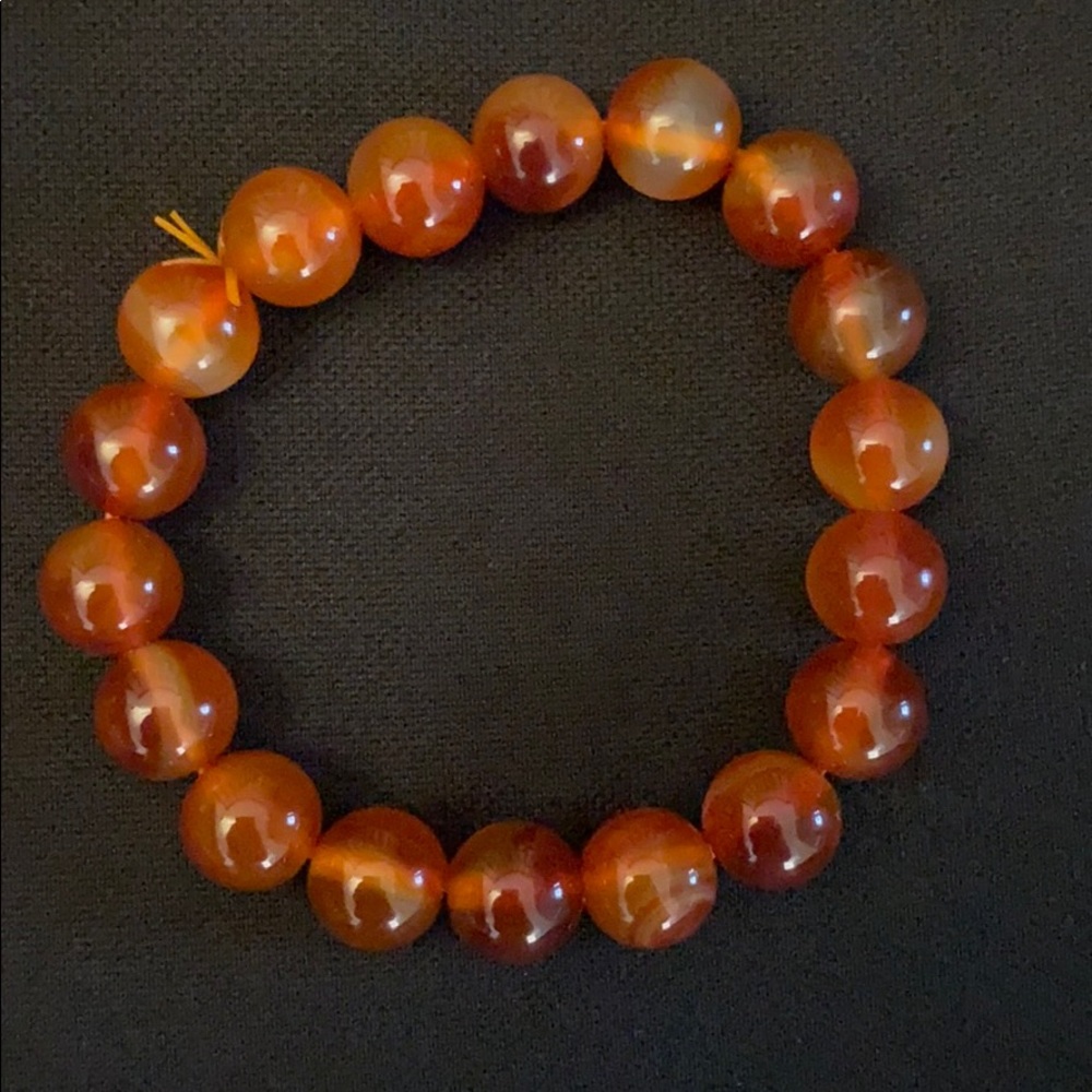 Red agate bracelet